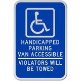 Handicapped Parking Van Accessible Sign