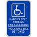 Handicapped Parking Van Accessible Sign